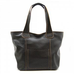 Сумка женская c цветными срезами из натуральной кожи