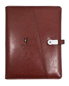 Ежедневник на кольцах со встроенным беспроводным Power Bank