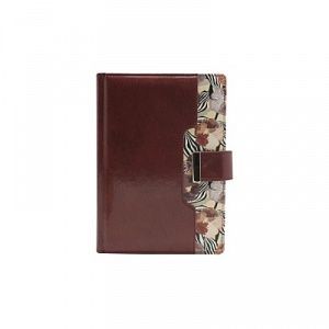 Ежедневник с карманом на обложке, комбинированный полноцветной печатью из эко-кожи