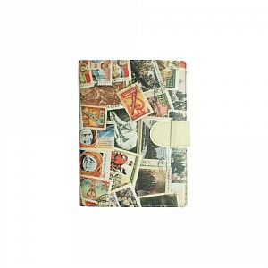 Ежедневник в обложке портфолио с полноцветной печатью марки