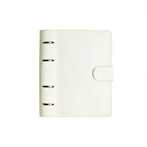 Ежедневник А5 гибкая обложка на кольцах с хлястиком на магните